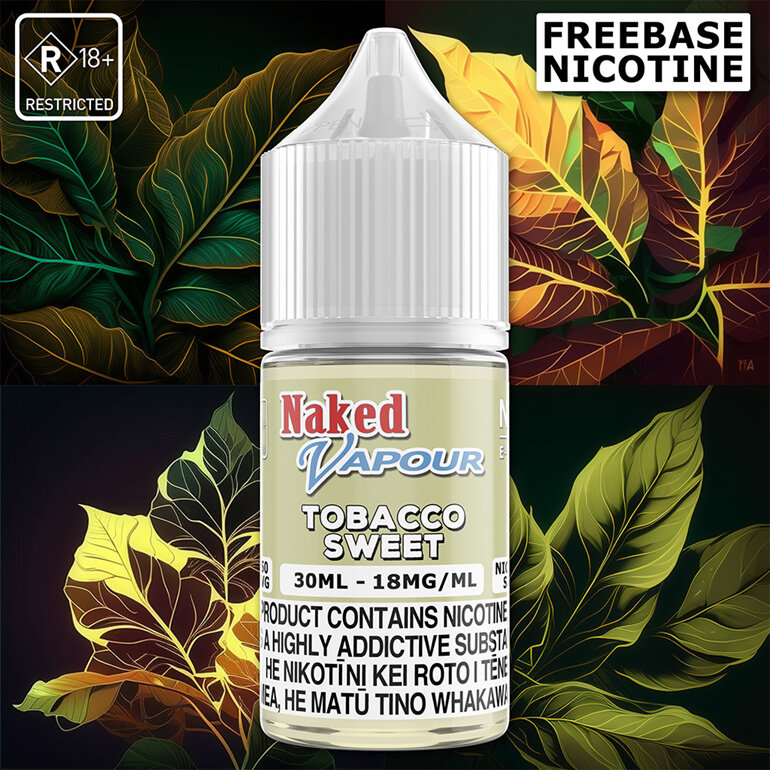 Naked Vapour e-Liquid - Tobacco Sweet Freebase