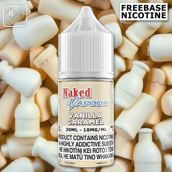 Naked Vapour e-Liquid - Vanilla Caramel Freebase