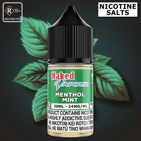 Naked Vapour SALTS - MENTHOL MINT - e-Liquid