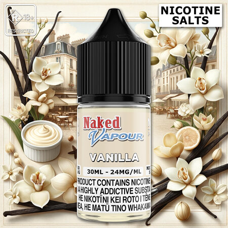 Naked Vapour SALTS - VANILLA - e-Liquid