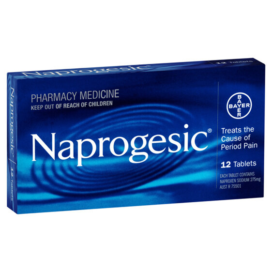 Naprogesic 275mg 12 Tablets