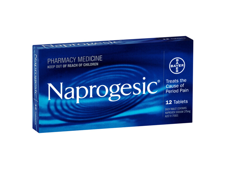 Naprogesic 275mg 12 Tablets