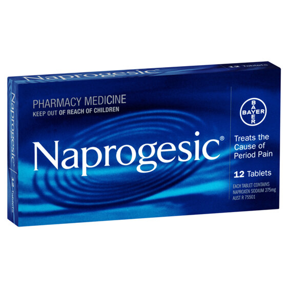 Naprogesic Tablets 275mg 12
