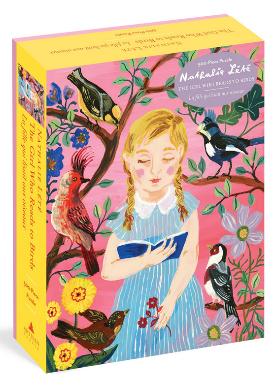 Nathalie Lété: The Girl Who Reads to Birds 1000 puzzle at www.puzzlesnz.co.nz