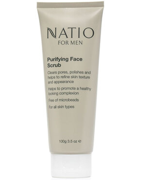 Natio for Men Purifying Face Scrub