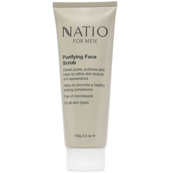 Natio for Men Purifying Face Scrub