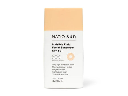 NATIO Invisible Fluid SPF50+ 60ml