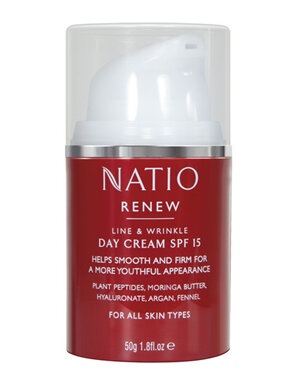 Natio Renew Line and Wrinkle Day Cream SPF 15