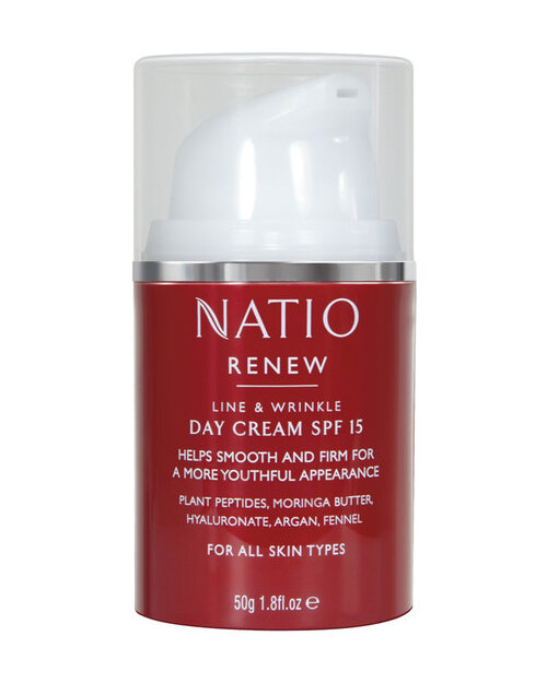 Natio Renew Line and Wrinkle Day Cream SPF 15