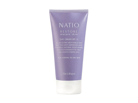 Natio Restore Mature Skin Day Cream SPF15- 75ml