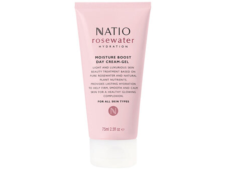 Natio Rosewater Moisture Boost Day Cream-Gel 75mL