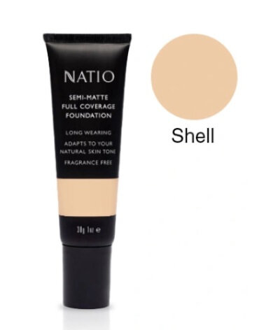 Natio Semi-Matte Full Coverage Foundation Shell