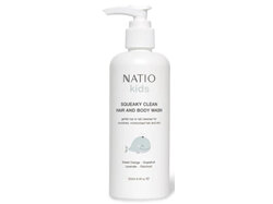 NATIO Squeaky Clean Hair&B/Wsh 250ml