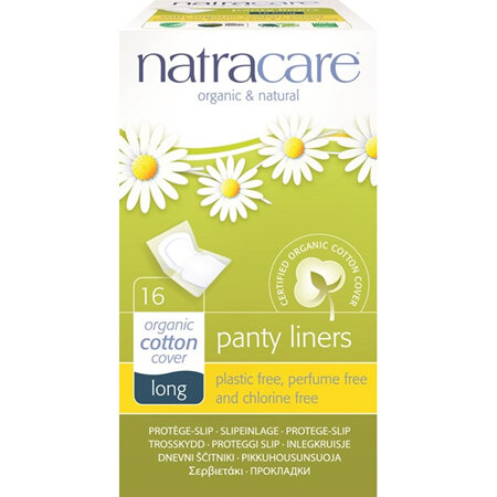 Natracare Panty Liners Long 16pk