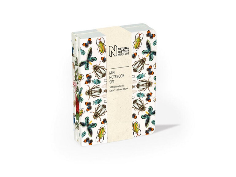 Natural History Museum Set of 3 Mini Notebooks