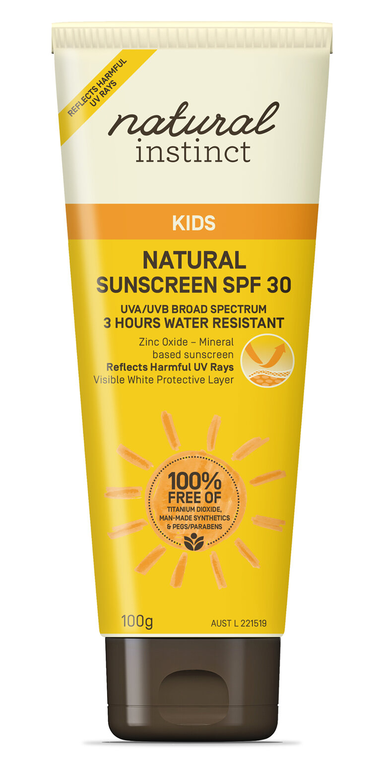 Natural Instinct Kids Natural Sunscreen SPF30 100g