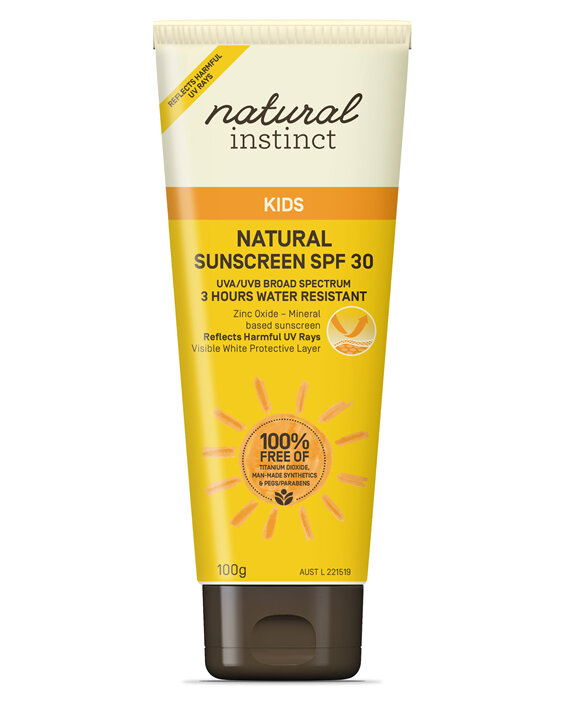 Natural Instinct Kids Natural Sunscreen SPF30 100g