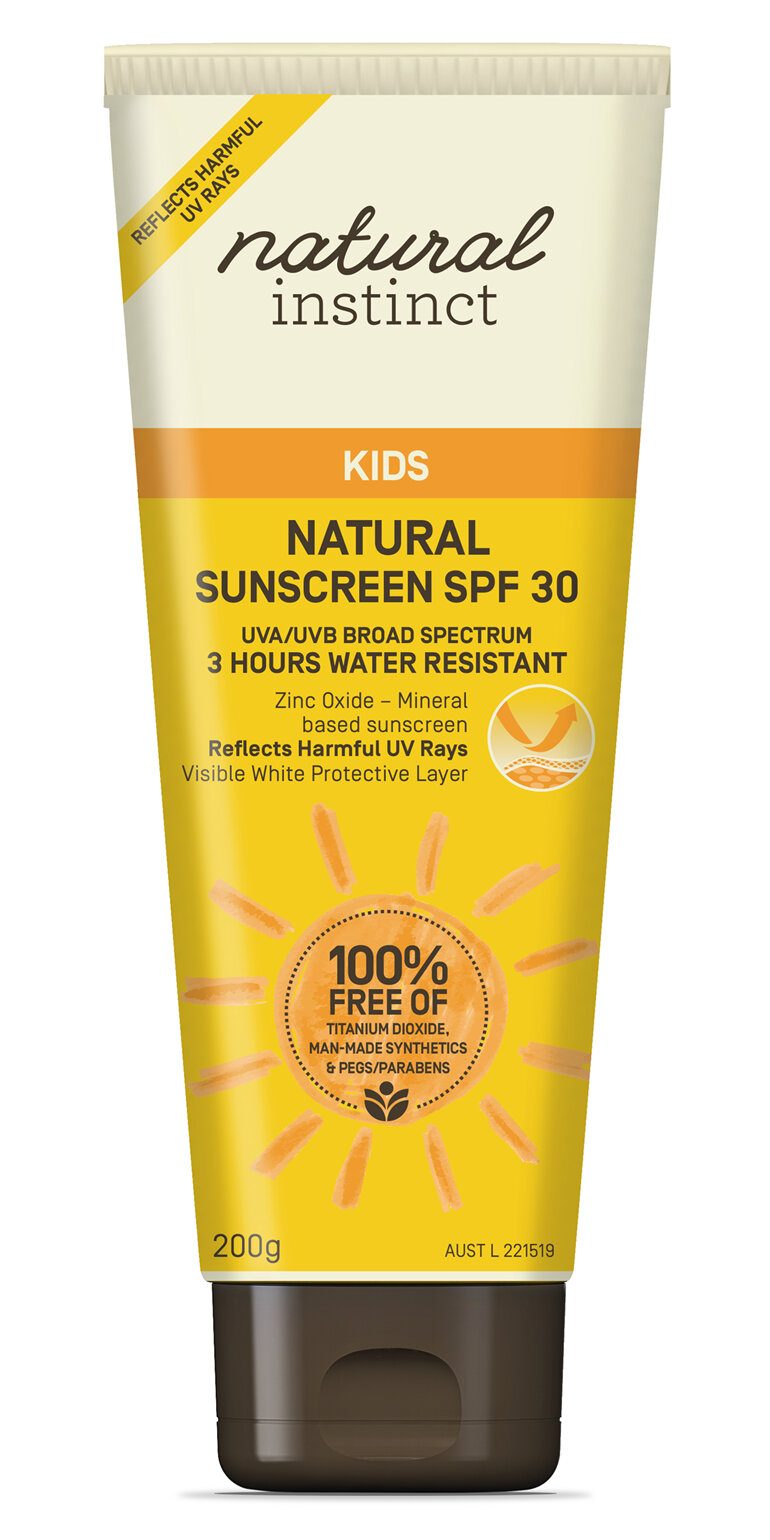 Natural Instinct Kids Natural Sunscreen SPF30 200g