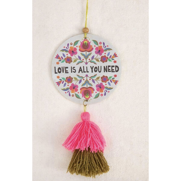 Natural Life Air Freshener Tassel Love is All You Need