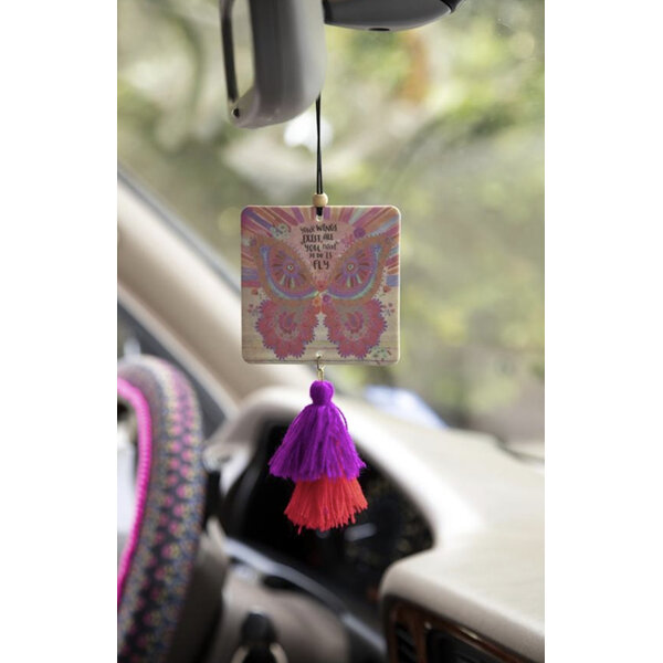 Natural Life Air Freshener Tassel What if You Fly