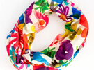 Natural Life Boho Bandeau Headband Bright Floral Garden