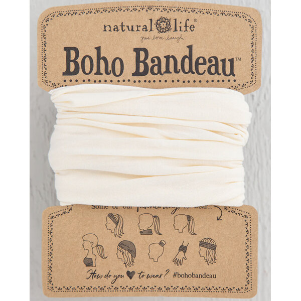 Natural Life Boho Bandeau Solid Cream