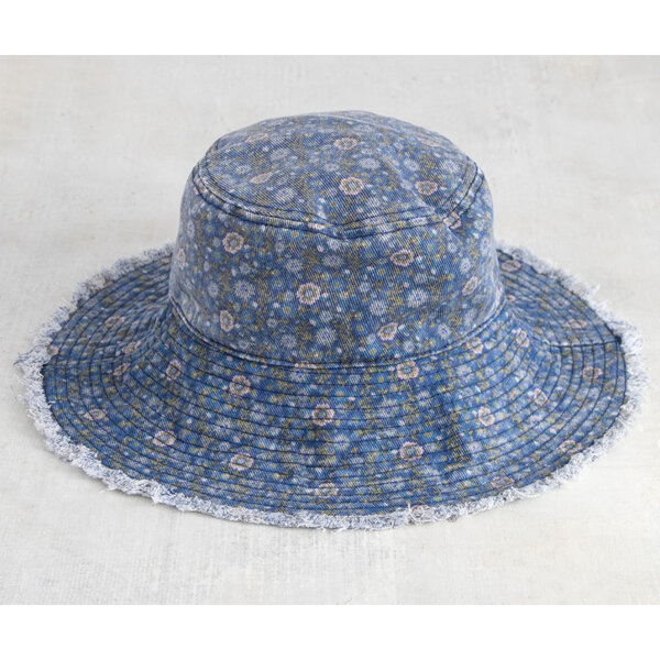 Natural Life Bucket Hat Blue Floral