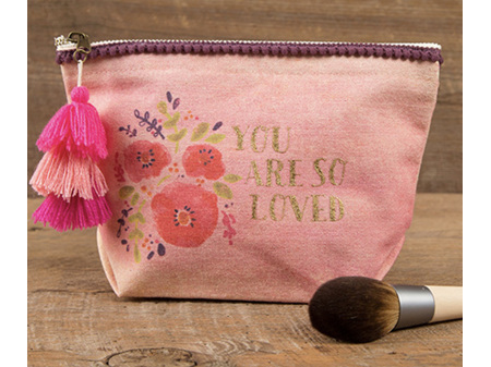 Natural Life Canvas Pouch You are So Loved