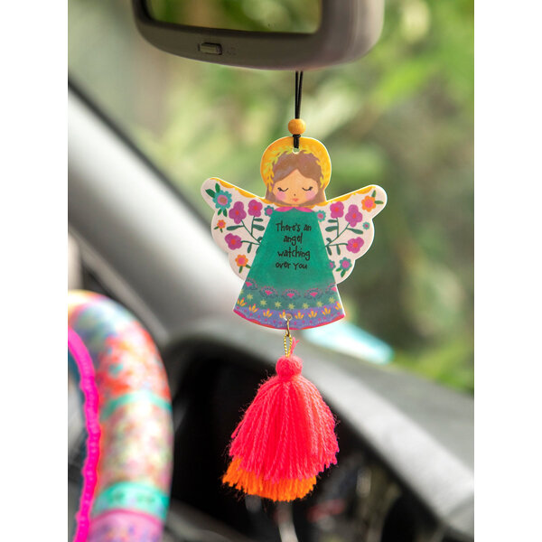 Natural Life Car Air Freshener - Angel Watching Over You