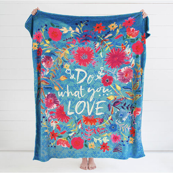 Natural Life Cozy Blanket Do What You Love