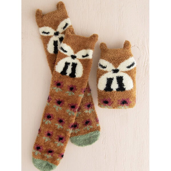 Natural Life Cozy Socks Rust Fox