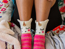 Natural Life Cozy Socks Unicorn bed socks home pyjama