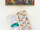 Natural Life Daily Pill Box - Today I Will not stress Floral