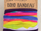 Natural Life Fleece Boho Bandeau Rainbow Mountain