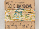 Natural Life Half Boho Bandeau - Mandala Light Grey Headband