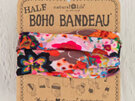 Natural Life Half Boho Bandeau Meadow Pink hair headband her fashion