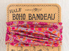 Natural Life Half Boho Bandeau Mustard Medallion hair headband