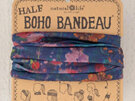 Natural Life Half Boho Bandeau Watercolour hair headband her fashion