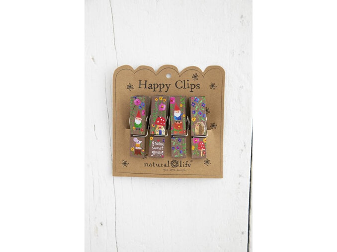 Natural Life Happy Clips for Chips Gnome Sweet Gnome Set 4