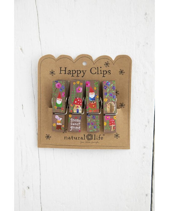 Natural Life Happy Clips for Chips Gnome Sweet Gnome Set 4