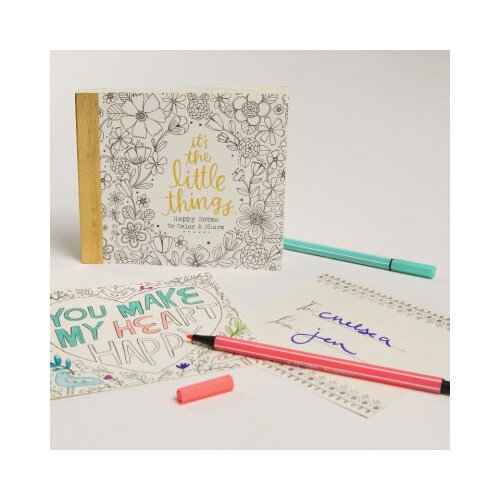 Natural Life Happy Notes Colouring Booklet to Colour & Share