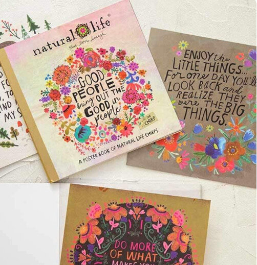 Natural Life Happy Notes Poster Book inspirational good people
