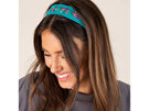 Natural Life Headband Embroidered Velvet Turquoise hair