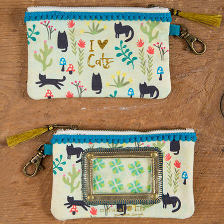 Natural Life ID Pouch I Love Cats
