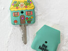 Natural Life Key Cap Cottage Be Happy house warming