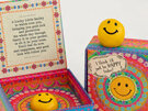 Natural Life Lucky Charm in a Box Smiley gift gesture happy face