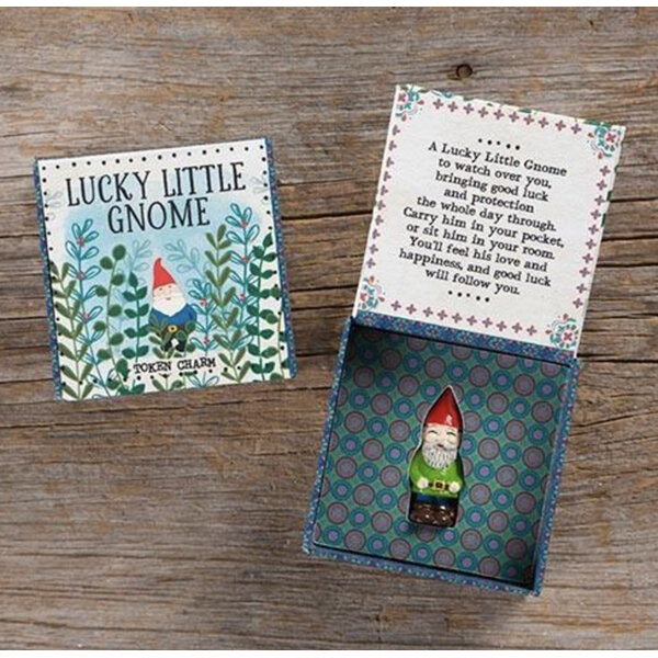 Natural Life Lucky Charm in Box Gnome