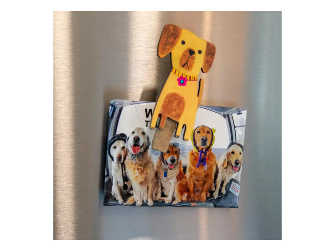 Natural Life Magnet Happy Clips Dogs Set of 2
