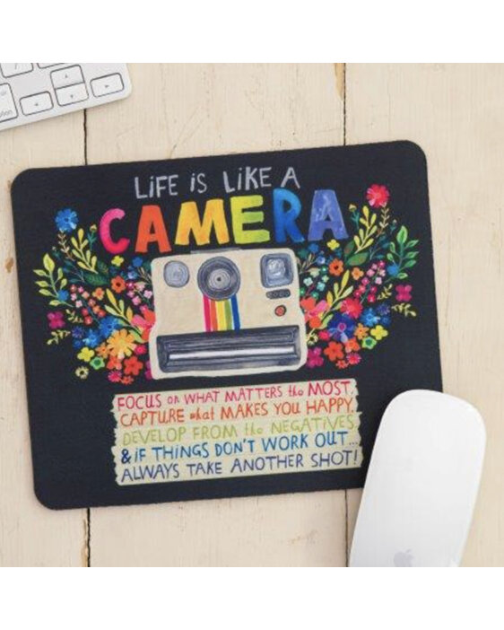 Natural Life Mouse Pad Life is a Camera computer home office