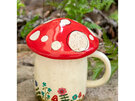 Natural Life Mushroom Mug with Lid Grow Your Own Way